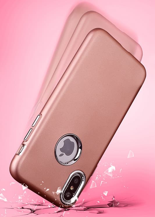 iPhone Xs Max | TPU-Skal Metallknappar