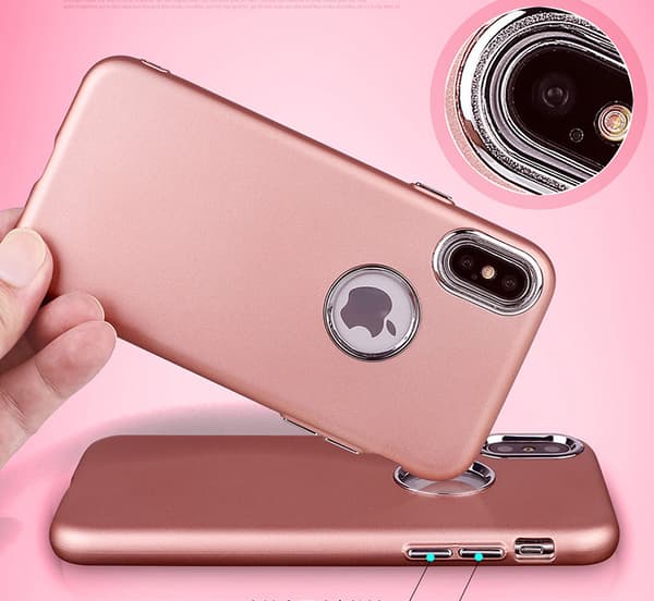 iPhone Xs Max | TPU-Skal Metallknappar