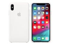 Apple - Baksidesskydd för mobiltelefon - silikon - vit - för iPhone XS Max