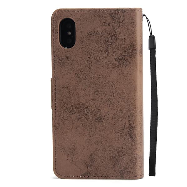 iPhone XS Max - Silk-Touch Fodral med Plånbok och Skal