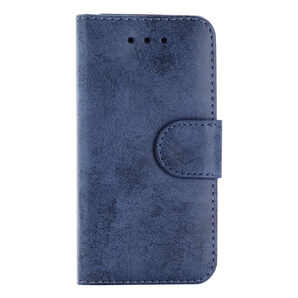 iPhone 5/5S/SE - Silk-Touch Fodral med Plånbok och Skal