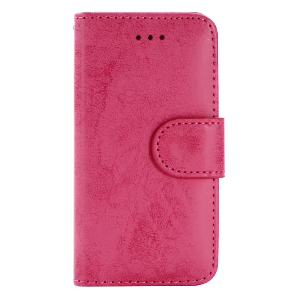 iPhone 5/5S/SE - Silk-Touch Fodral med Plånbok och Skal
