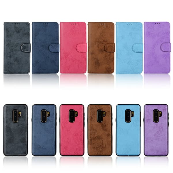 Genomtänkt Plånboksfodral från LEMAN för Samsung Galaxy S9+