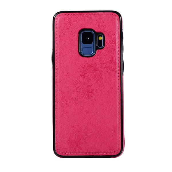 Samsung Galaxy S9 - Silk-Touch Fodral med Plånbok och Skal