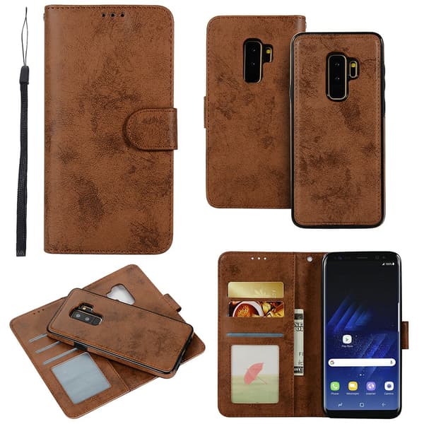 LEMAN Plånboksfodral med Magnetfunktion - Samsung Galaxy S9Plus