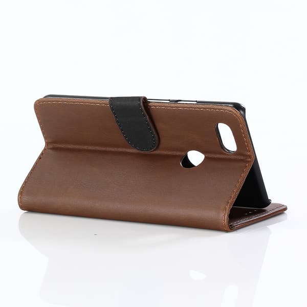 Retro Wallet Cellphone Cover for Google Pixel 3 XL - Coffee
