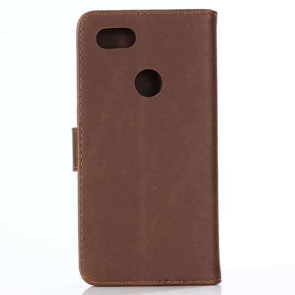Retro Wallet Cellphone Cover for Google Pixel 3 XL - Coffee