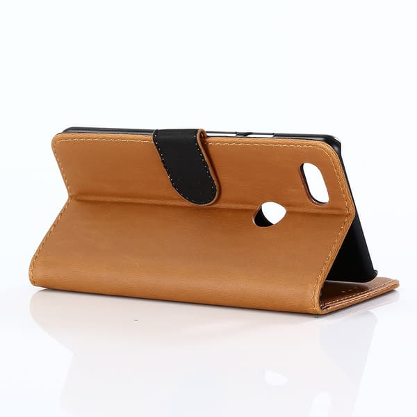 Retro Wallet Cellphone Cover for Google Pixel 3 XL - Brown