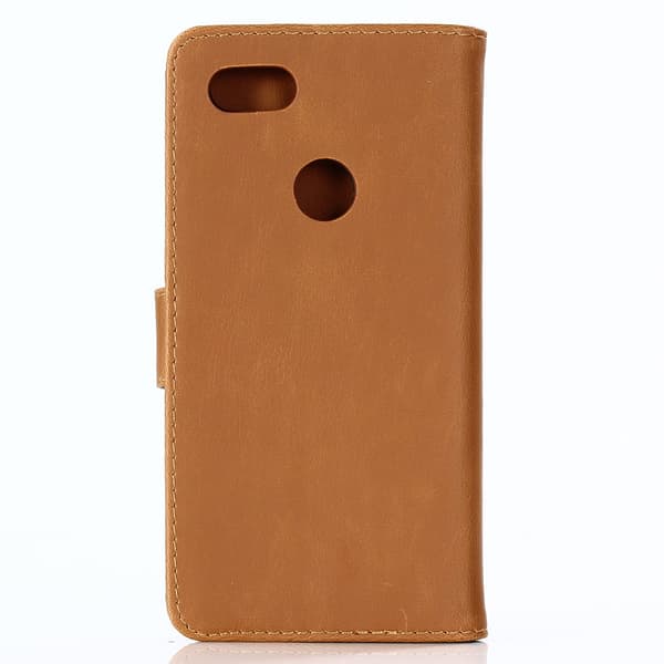 Retro Wallet Cellphone Cover for Google Pixel 3 XL - Brown
