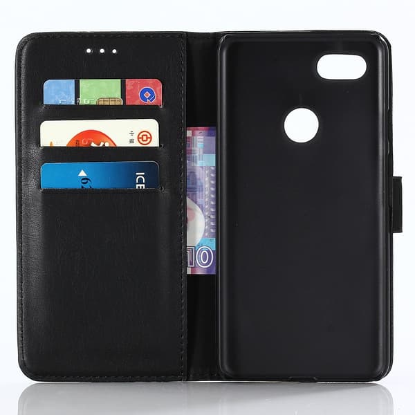 Lommebok-deksel Retro til Google Pixel 3 XL - Svart