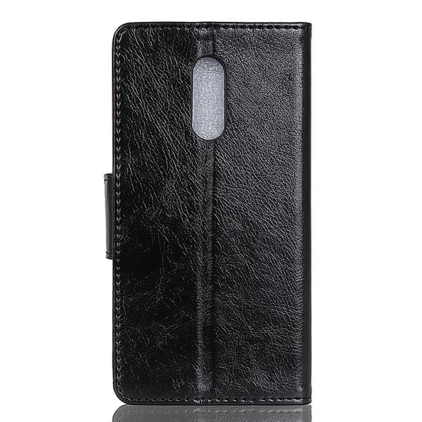 Nokia 6.1 Plus Plånboksfodral Textured Split - Svart