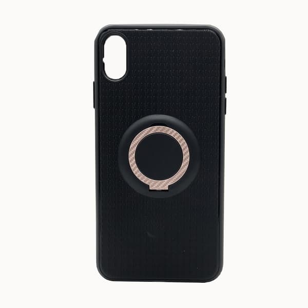 Praktiskt Skyddsskal med Ringhållare för iPhone XR