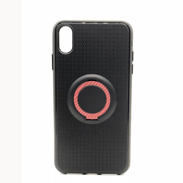 iPhone XR - Stilrent Stötdämpande skal med hållare Röd