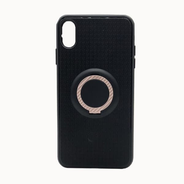 Praktiskt Skyddsskal med Ringhållare för iPhone XS Max