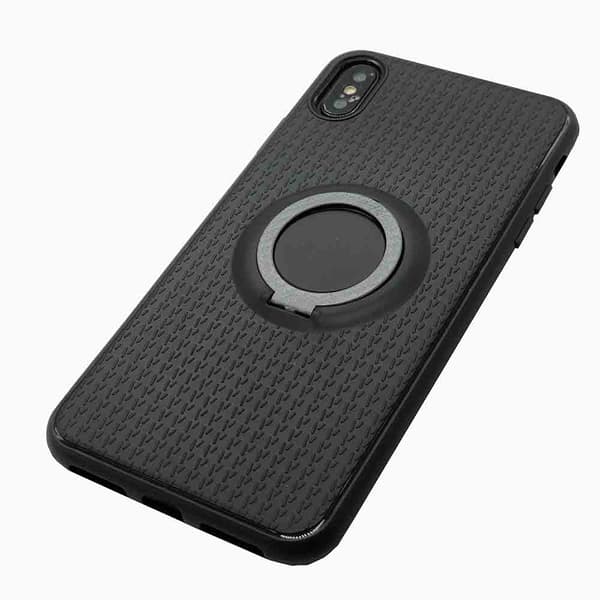 Smart Silikonskal med Ringhållare till iPhone XR