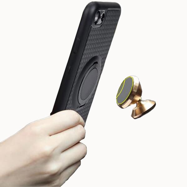 Smart Silikonskal med Ringhållare till iPhone XS Max