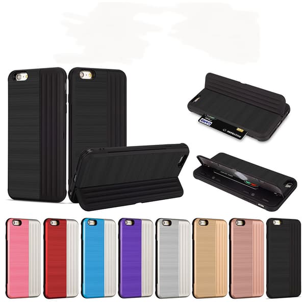 Elegant Skal med kortfack till iPhone 6/6S