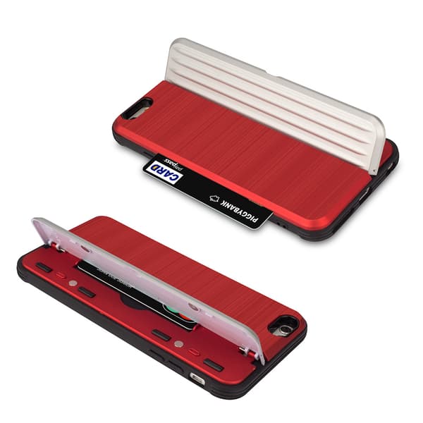 Elegant Skal med kortfack till iPhone 6/6S