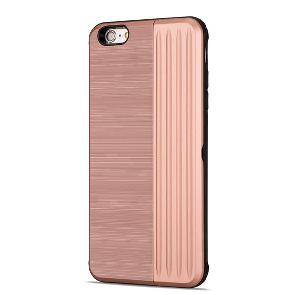 iPhone 6/6S - Stilrent Skal med kortplats och mobilställ