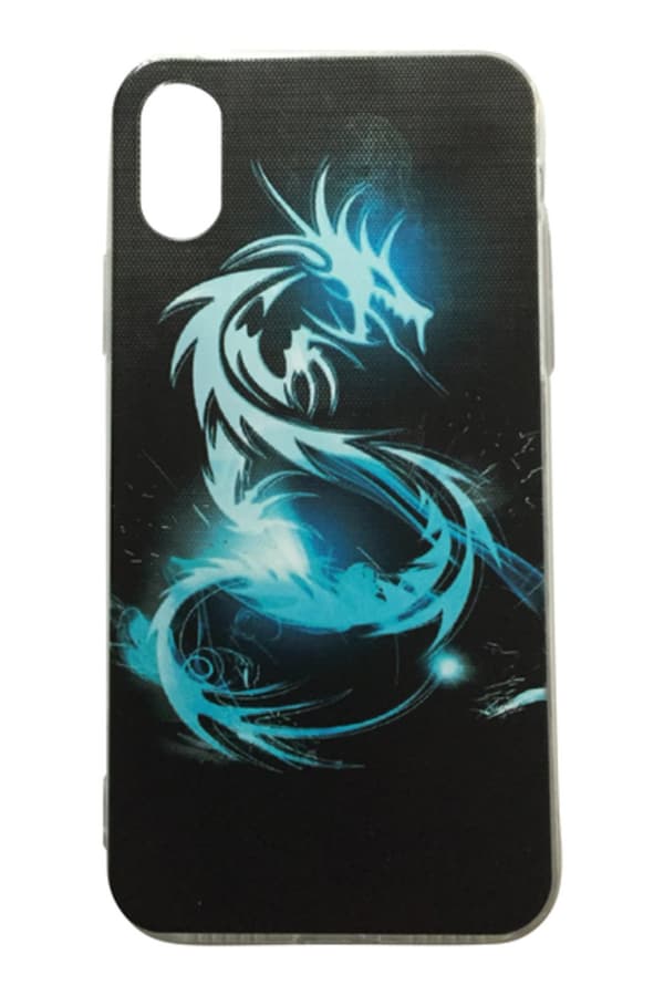 iPhone XS MAX - Dragon - Blue/Black