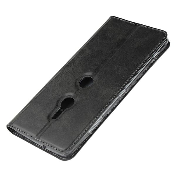 Sony Xperia XZ3 TPU+PU-kotelo kaulanauhalla