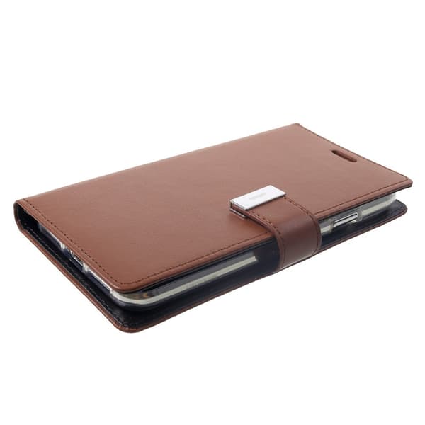Mercury GOOSPERY Rich Diary till iPhone XS Max - Brun