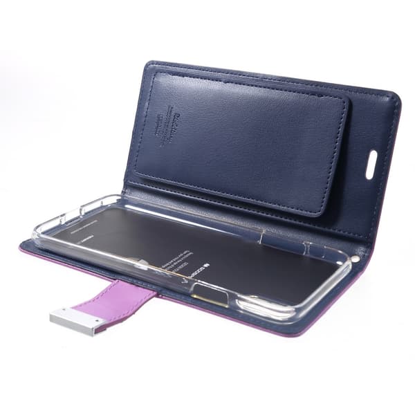 MERCURY GOOSPERY Rich Diary Wallet Case iPhone XS Max - Purple