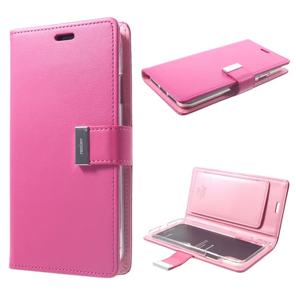MERCURY GOOSPERY Rich Diary Wallet Case iPhone XS Max - Rose