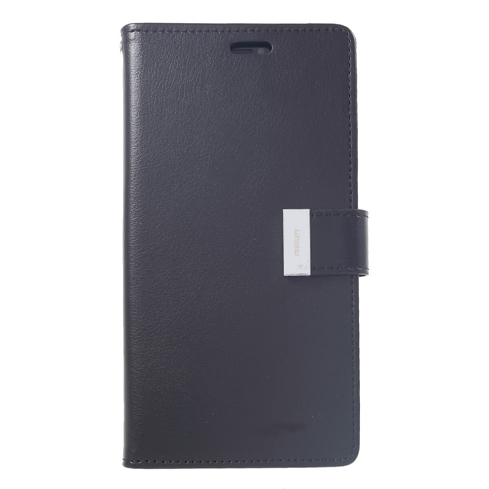 MERCURY GOOSPERY Rich Diary Wallet Case iPhone XS Max - Black