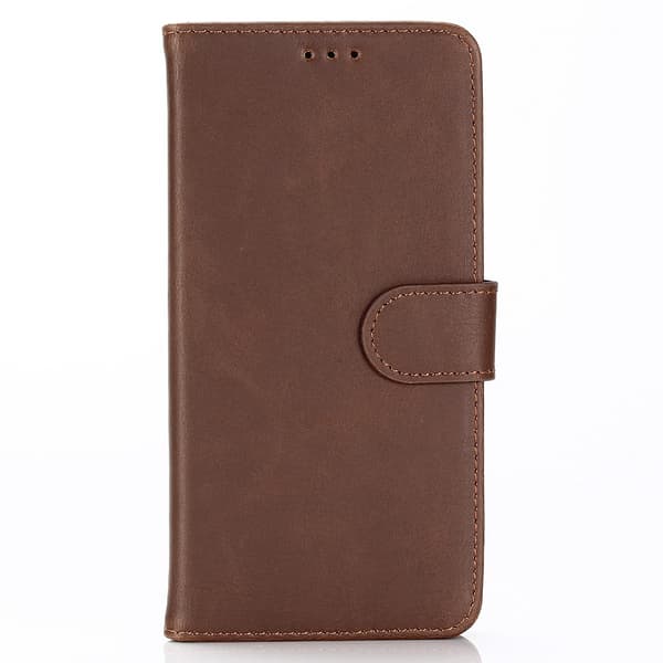iPhone XS Max Retro Plånboksfodral / Fodral - Coffee