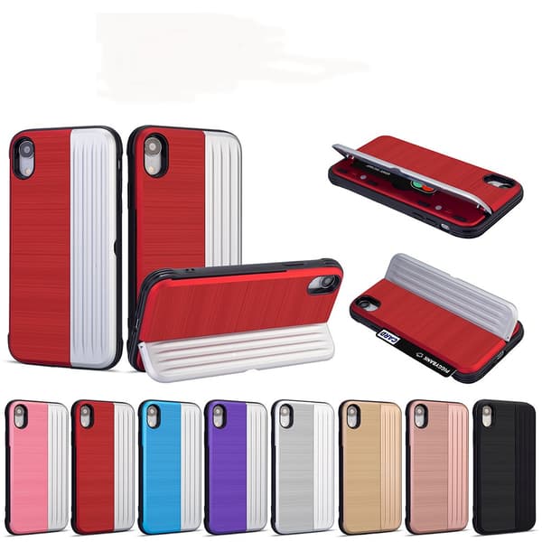 Elegant Skal med kortfack till iPhone XS Max