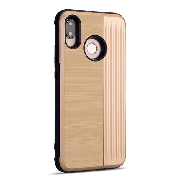 Skyddande Skal med kortförvaring till (EXXO) Huawei P20 Lite