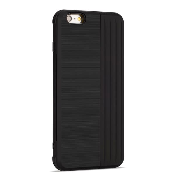 EXXO-Skyddsskal med plats för kort för iPhone 6/6S Plus