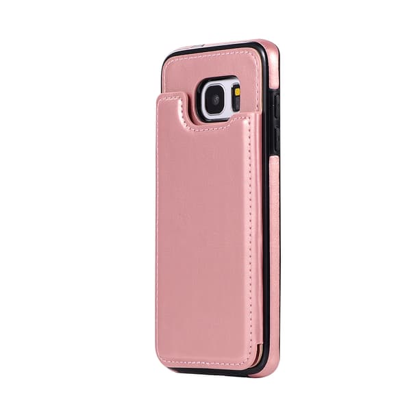Samsung Galaxy S7 Edge - M-Safe Skal med Plånbok Roséguld
