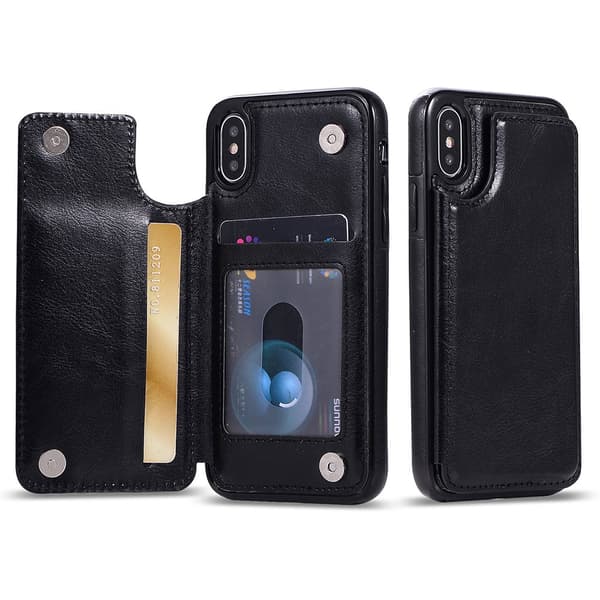 Nkobee Skal med Kortplatser till iPhone XR