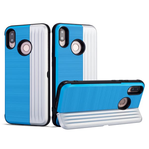 Elegant Skal med kortfack till Huawei P20 Lite