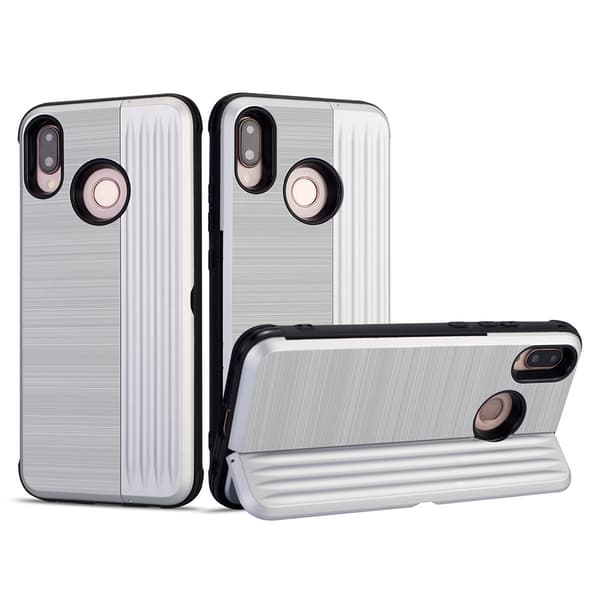 Elegant Skal med kortfack till Huawei P20 Lite