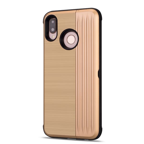 Elegant Skal med kortfack till Huawei P20 Lite