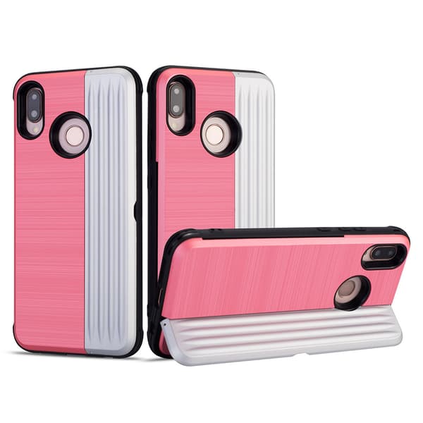 Elegant Skal med kortfack till Huawei P20 Lite