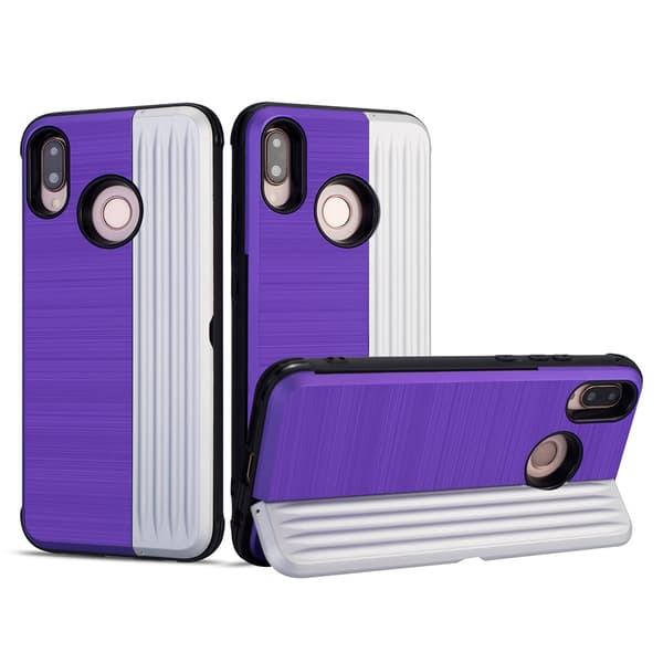Elegant Skal med kortfack till Huawei P20 Lite