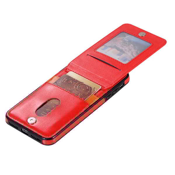 Praktiskt Skal med Kortfack iPhone XS Max (Leman)