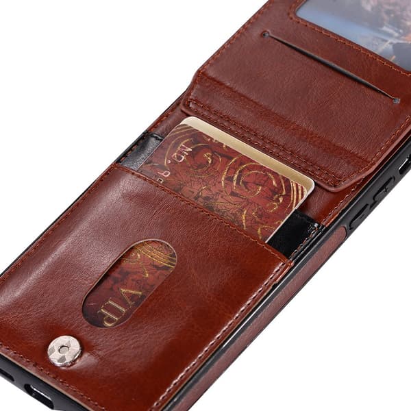 Lemans Skal med Kortplatser till iPhone XS Max