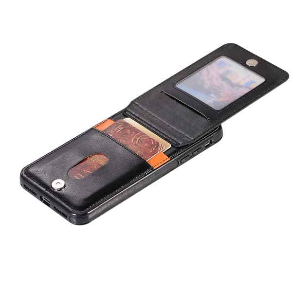 Praktiskt Skal med Kortfack iPhone XS Max (LEMAN)