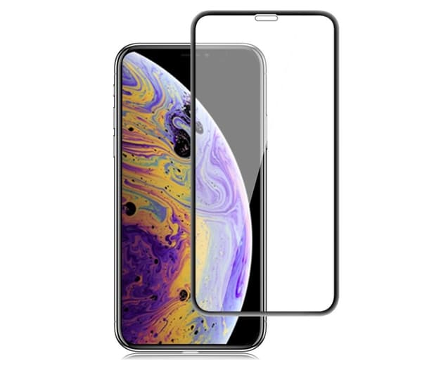Heltäckande iPhone XS Max Härdat Glas Skärmskydd 0,2mm