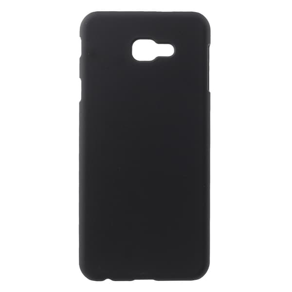 Rubberized Hard Plastic Cover for Samsung Galaxy J4 Plus - Black
