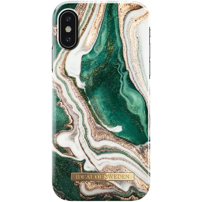 iDeal Of Sweden IPhone X/XS - Golden Jade Marble