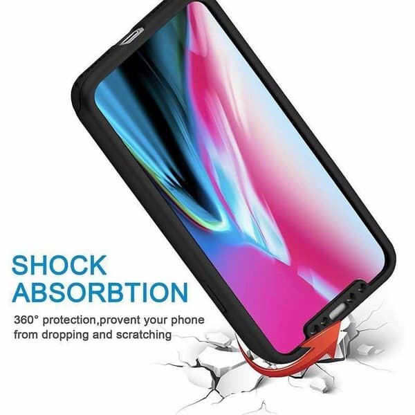 iPhone XR | 360° 3in1 FullCover Shell 0,26mm 9H glas