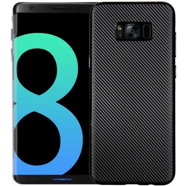 Samsung Galaxy S8 Plus stødsikkert cover FullCarbon V2 Svart