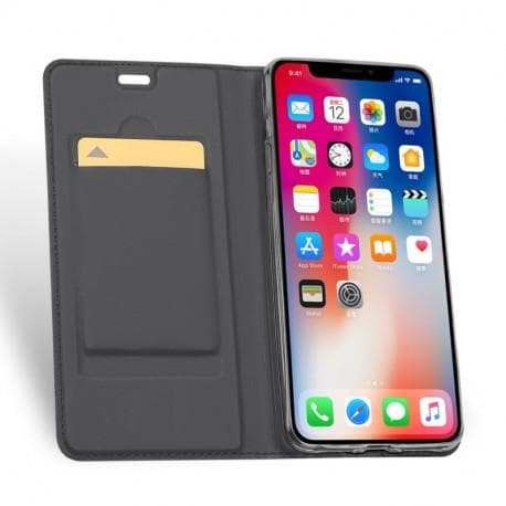 iPhone XR Flip Case Skin Pro korttilokerolla