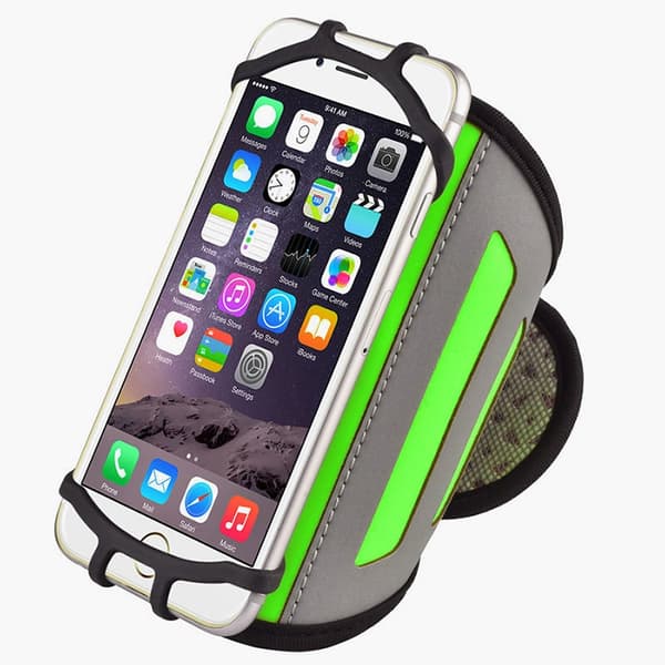 Roterbart Sportarmband till mobil (12cm telefon) - Grön
